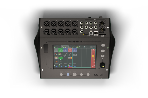 AH-CQ12T COMPACT DIGITAL MIXER WITH 10 MIC/LINE INPUTS, 6 MONITOR OUTPUTS, 7” TOUCHSCREEN WITH APP CONTROL
